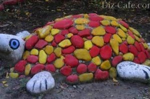 Черепаха из морской гальки Черепаха из морской гальки
