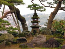 Красивые сады мира фото: Кэнрокуэн в Японии