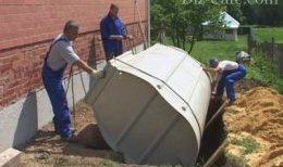 Погружение емкости Погружение емкости