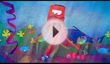 Бумажки - Радужное озеро - мультфильм для детей - поделки