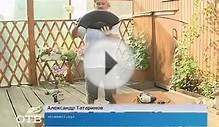 Грядка. Фламинго из шины в огороде. Дача ТВ