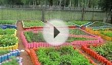 Как сделать низкий заборчик из пластиковых бутылок своими