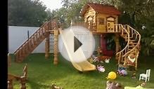 Какой игровой детский домик построить детям на даче