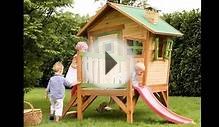 Потрясающие детские игровые домики для дачи 30 ФОТО